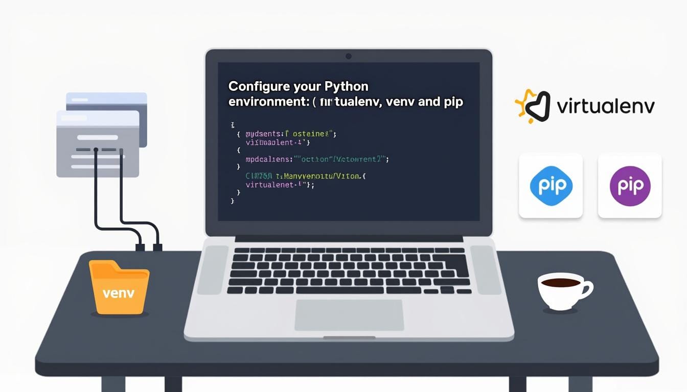 découvrez comment configurer facilement votre environnement python avec virtualenv, venv et pip. apprenez à isoler vos projets, gérer les dépendances et optimiser votre flux de travail en quelques étapes simples.