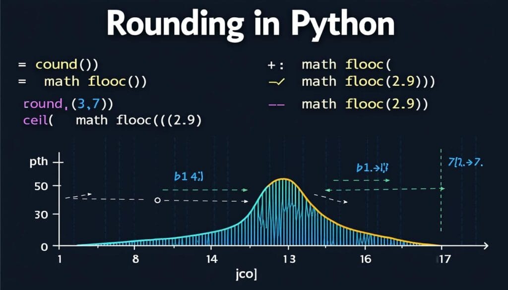 Maîtrisez les arrondis en Python : round(), ceil(), floor