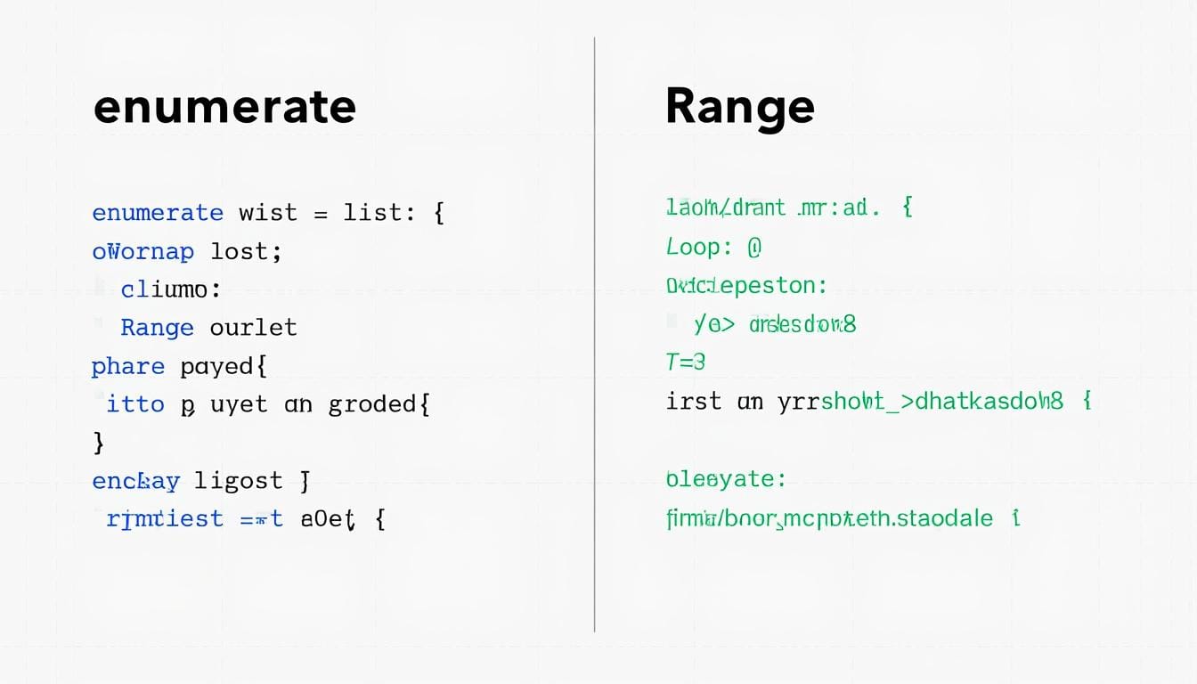 découvrez comment utiliser range() et enumerate() pour écrire des boucles efficaces et intelligentes en python. améliorez votre code avec nos astuces pratiques et exemples clairs.