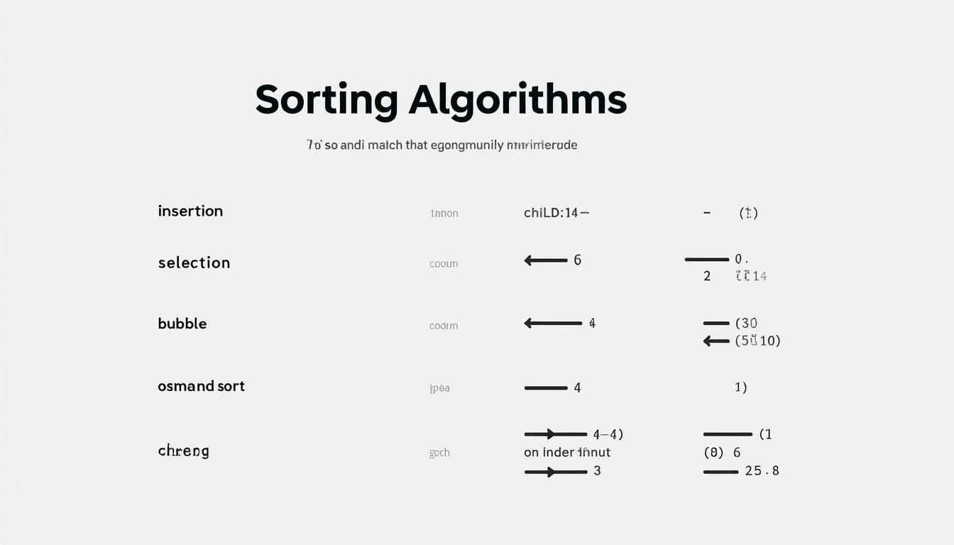 découvrez les principaux algorithmes de tri en python : insertion, fusion, sélection et bulle, expliqués simplement pour améliorer votre maîtrise de la programmation.