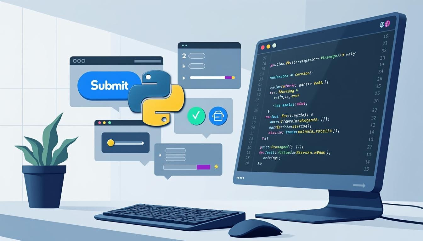 apprenez à créer des applications desktop efficaces et intuitives en utilisant tkinter ou pyqt, deux bibliothèques python populaires pour le développement d'interfaces graphiques.